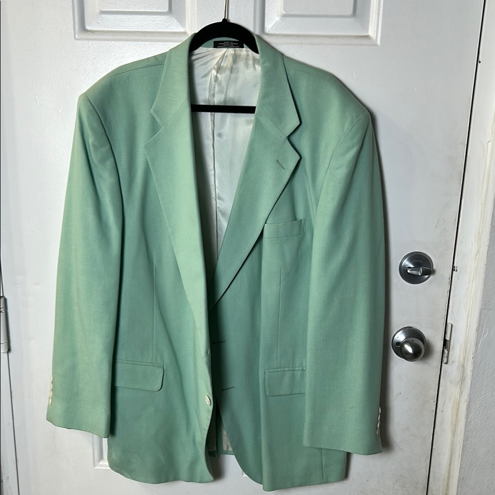 Mint Green Men's Blazer